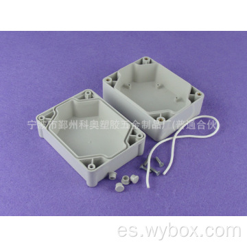 Caja de plástico impermeable IP65 caja de plástico caja electrónica caja de conexiones eléctricas caja de alambre PWE013 con tamaño 110 * 85 * 64 mm